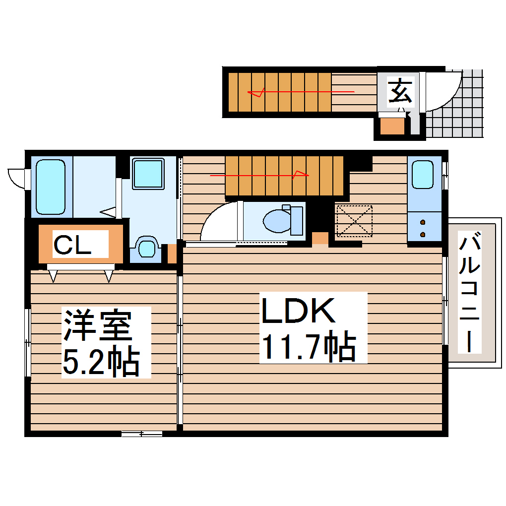 アルクリジェールの間取り