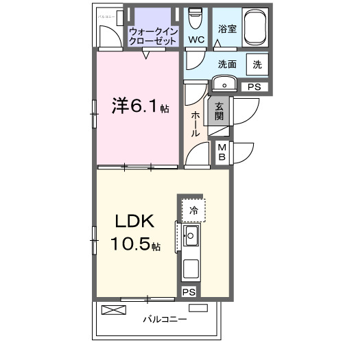 クリザンテム　ピエールの間取り