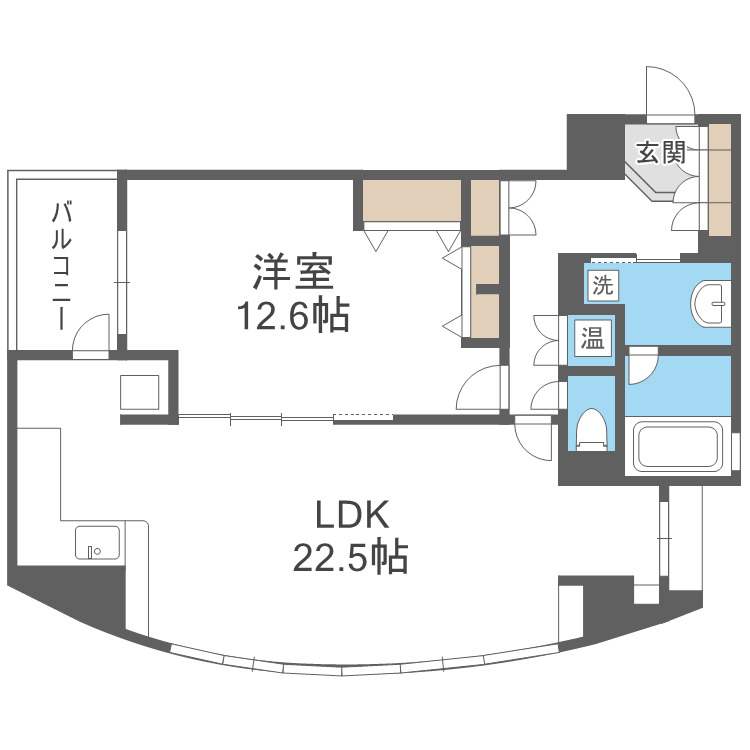 グレンパーク梅田北の間取り