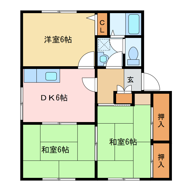 メゾントレビVIの間取り