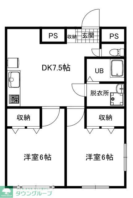 ジュネス牛久保の間取り