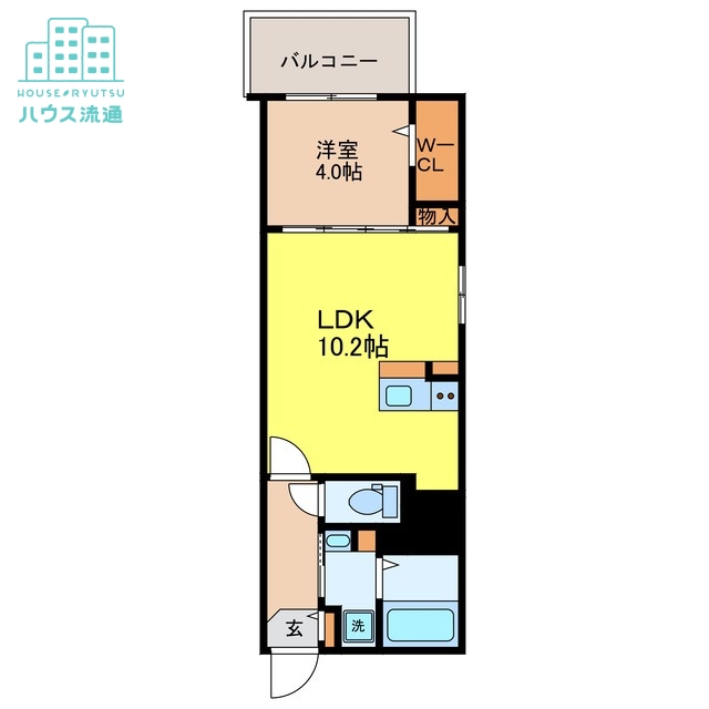 サンロージュ浦上駅前の間取り