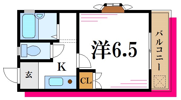 タニカワハイツの間取り