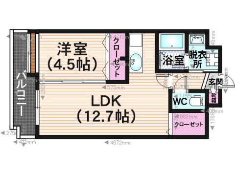 ソフィア21の間取り