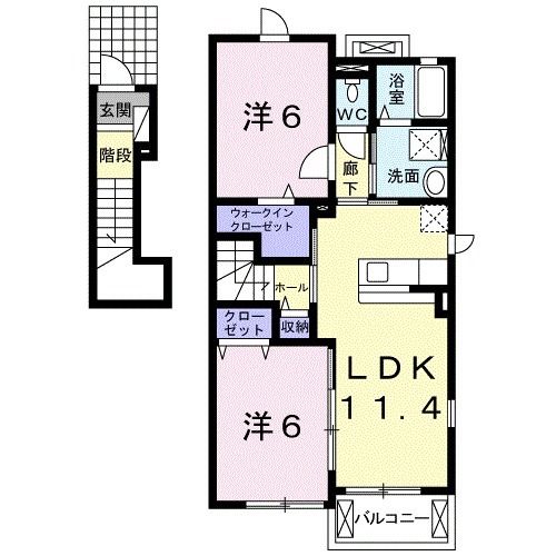 レジデンス・ネオIIIの間取り