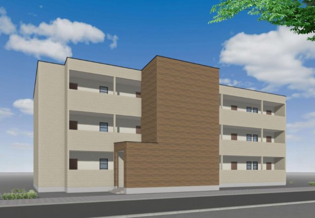 建物外観　完成のイメージ画像になります。