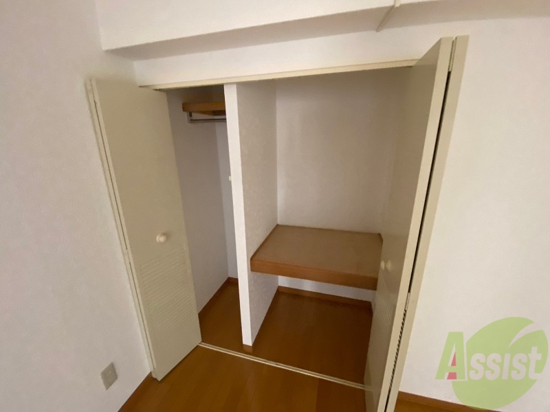 収納　クローゼットがありました。お洋服や荷物はここへ