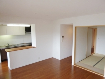 居室・リビング　カウンターキッチン付きのリビングです。