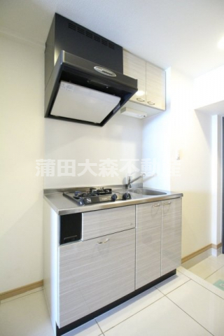 キッチン　2口ガスシステムキッチン