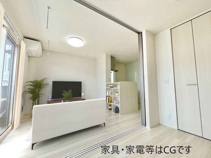 居室・リビング　リビング※家具・家電等はＣＧです。