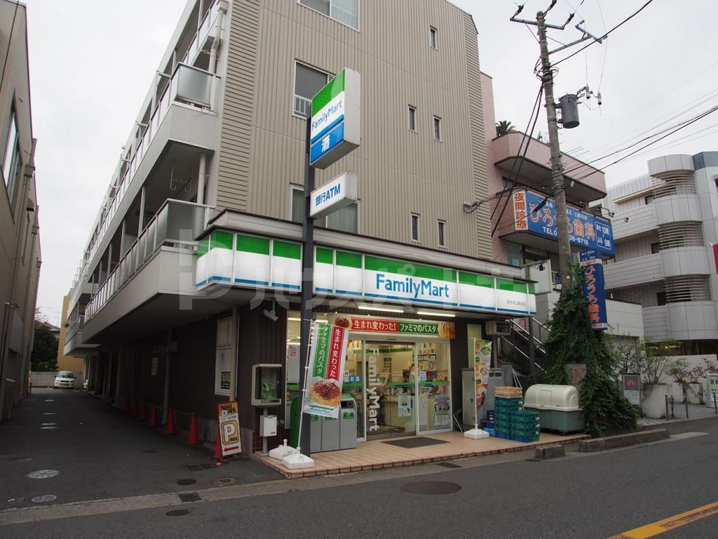 コンビニ　ファミリーマート原木中山駅前店（コンビニ）まで162m