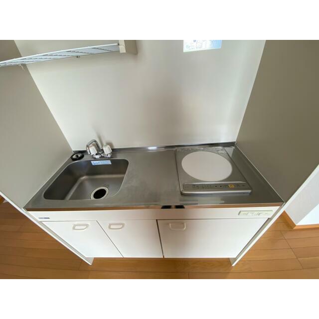 キッチン　収納つきで使いやすい