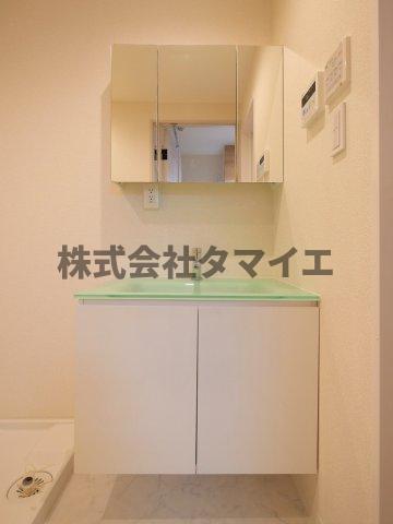 洗面設備　過ごしやすい室内です