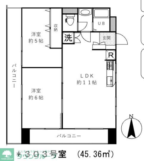 内田石神井パークマンションの間取り写真