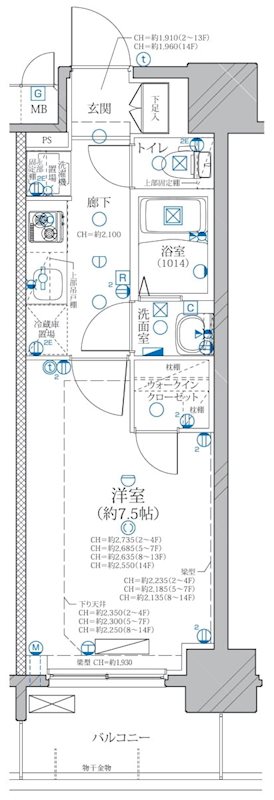 ディアレイシャス名古屋ステーションの間取り写真