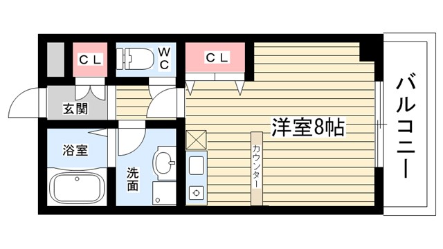 クレール蛍池の間取り写真