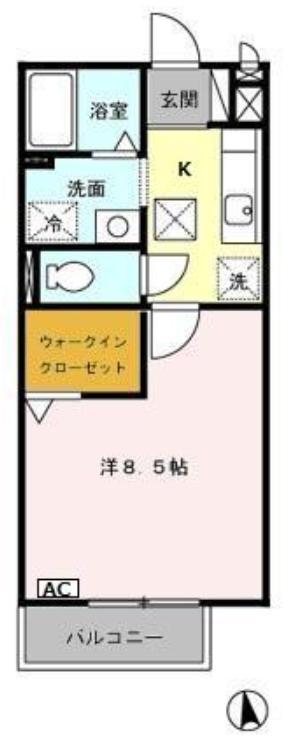 モナリエ・あいの間取り写真