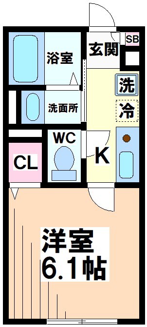 esカーサ幡ヶ谷 当社管理物件の間取り写真