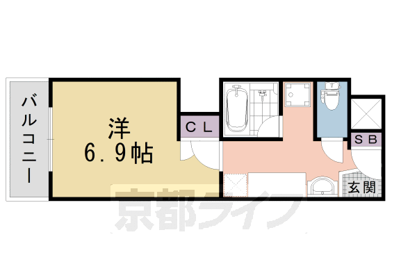 1K Mansion in Kamigyo-ku, Kyoto — photo 2 of 3