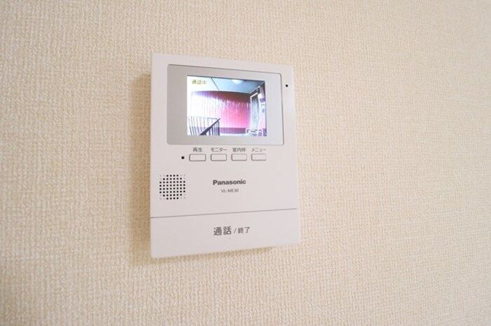 セキュリティ　モニター付きインターホンです