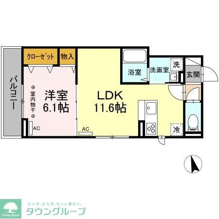 Dスクエア元本郷の間取り写真