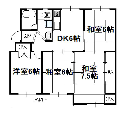 MEハイツの間取り