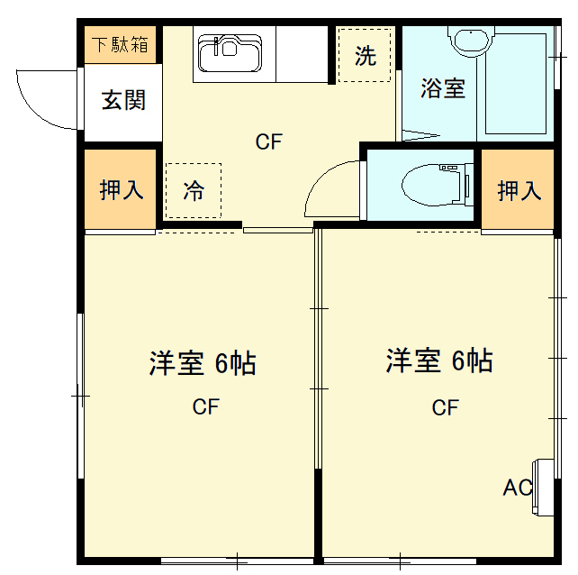 ハイツ神奈川新町_間取り_0