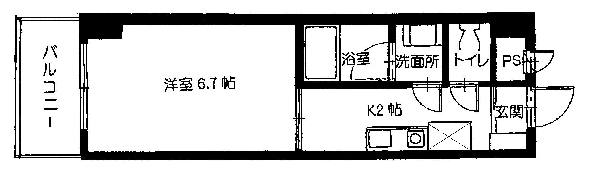 大島ビルの間取り