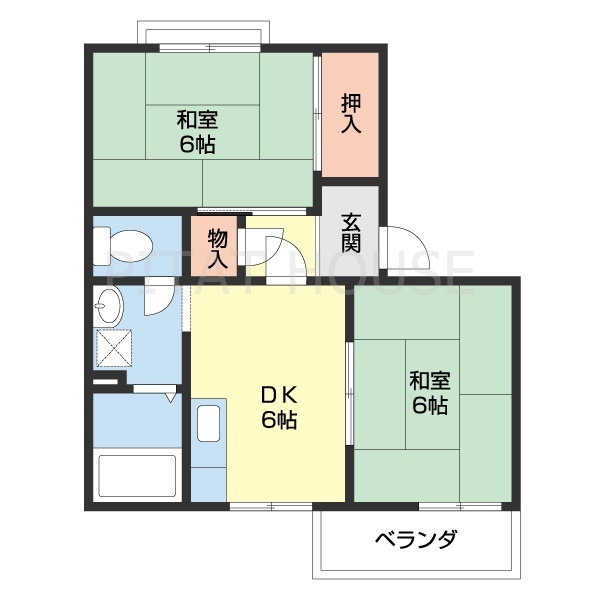 タウニィ名草の間取り