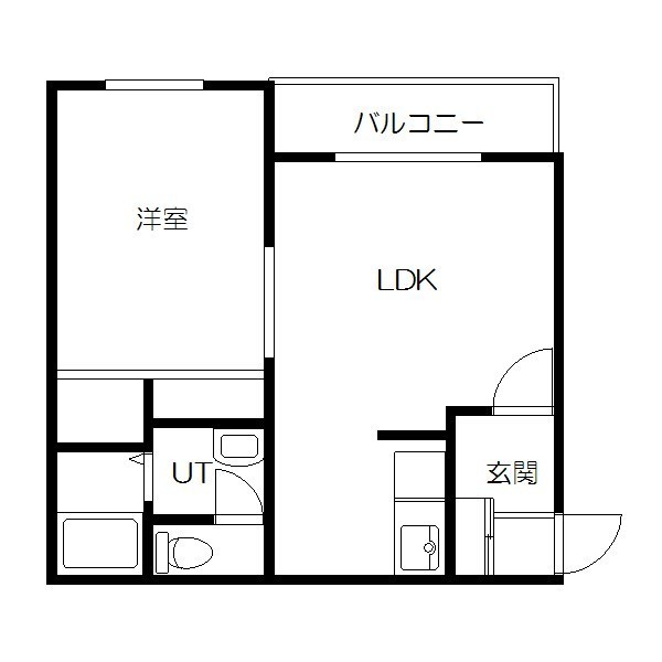 フロックス入船の間取り