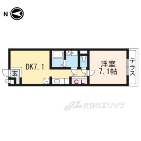 グレース西ノ京の間取り