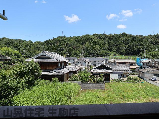 【生駒市小明町のマンションの眺望】