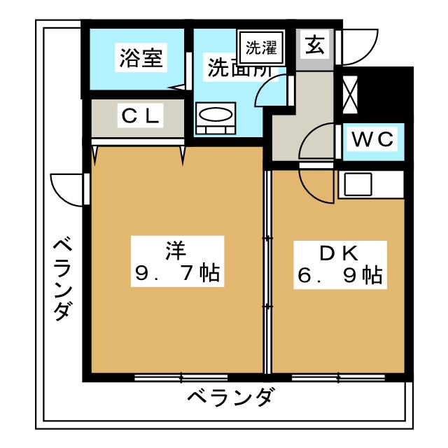 パークハイツみしまIIの間取り