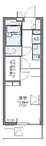 レオパレスエルムトゥプの間取り