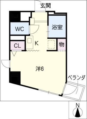 サンパーク上前津の間取り