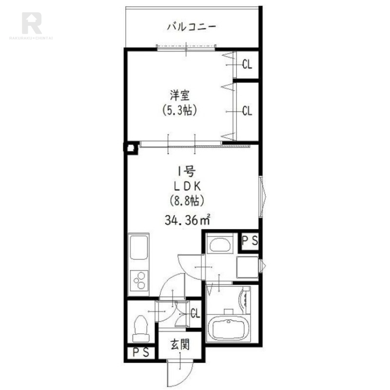 ラモーナ北条IIの間取り