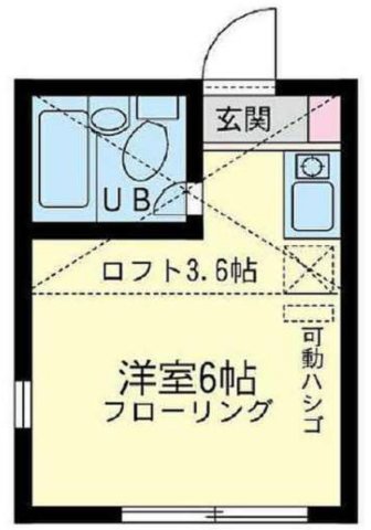 川崎市川崎区塩浜のアパートの間取り