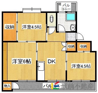 グリーンハイツ吉野の間取り