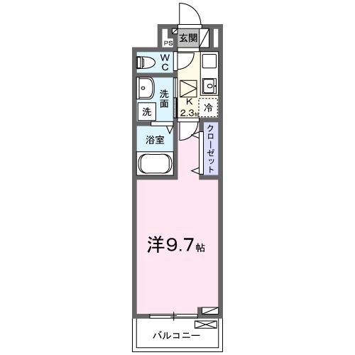 大津市本堅田のアパートの間取り