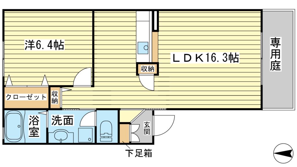 フレーズ上の山の間取り