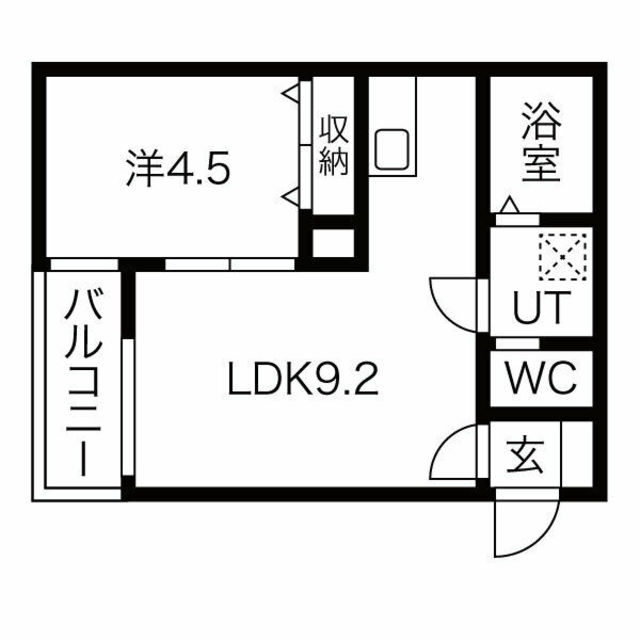 ディレットーレ堺東の間取り