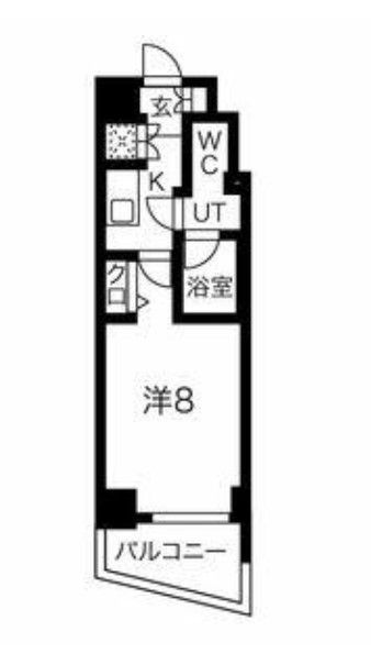 スパシエグランス学芸大学の間取り