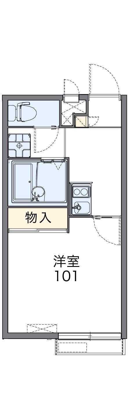 レオパレスハワースの間取り