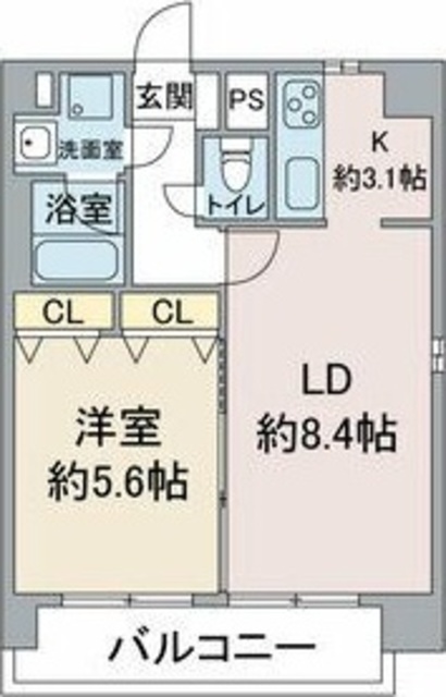 アサヒホフマンの間取り