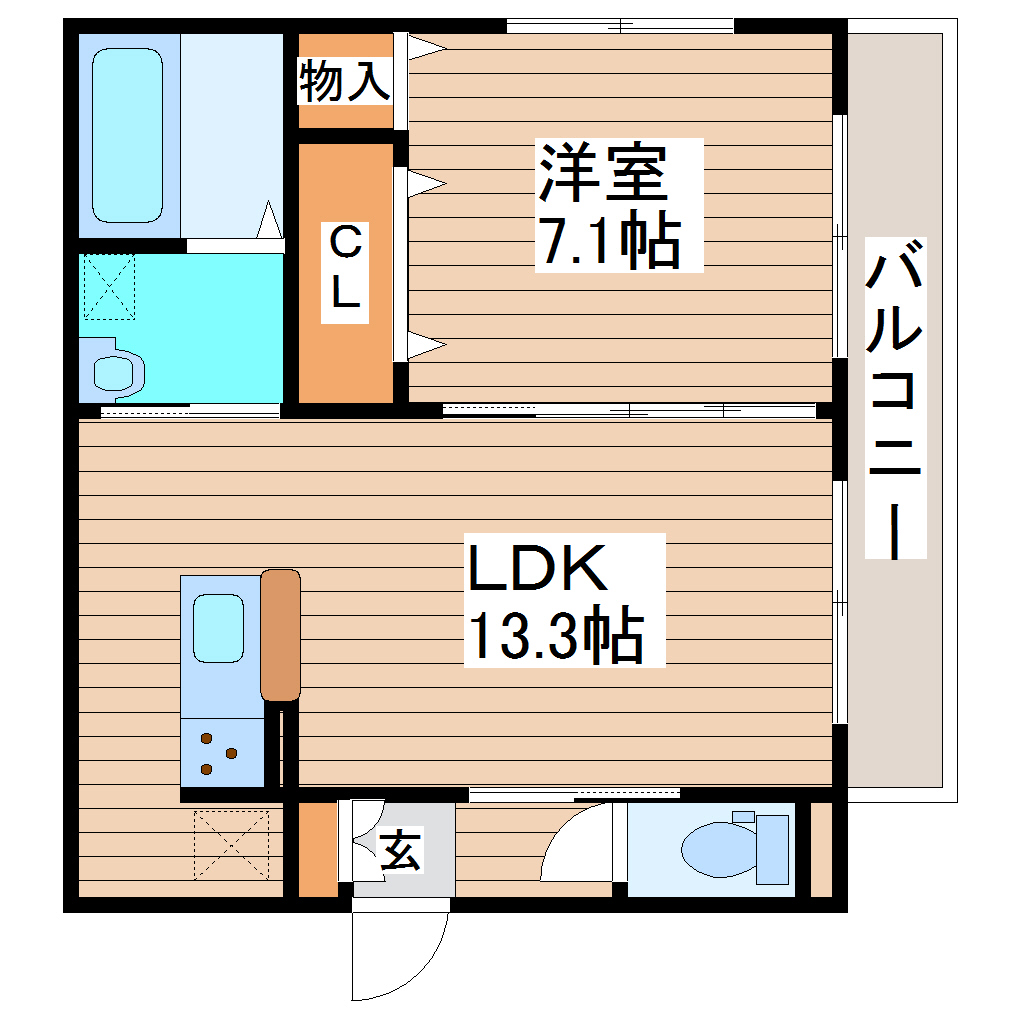 D-ROOM小田原5丁目の間取り