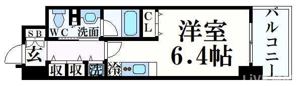 アーバネックス北浜の間取り