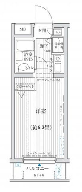 川崎市麻生区高石のマンションの間取り