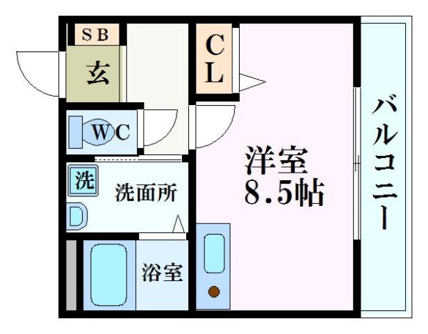 リバーテックの間取り