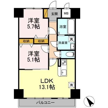 K・Mおおたかの森の間取り