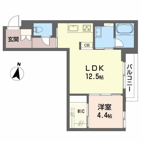 福山市霞町のマンションの間取り